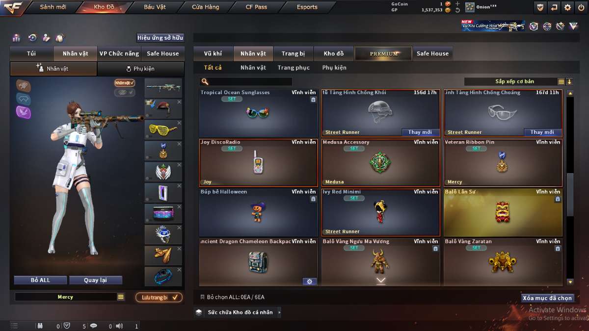 shop acc cf uy tin gia re